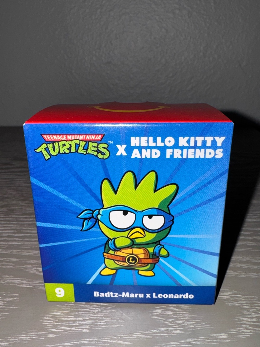 McDonald's 2025 TMNT x Hello Kitty & Friends Toy #9 - Badtz-Maru x Leonardo
